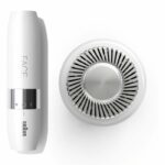 Braun Face Mini FS1000 Electric Facial Shaver for Women - Gentle on Skin - Smart Light Function - White - Image 5