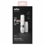Braun Face Mini FS1000 Electric Facial Shaver for Women - Gentle on Skin - Smart Light Function - White - Image 6