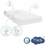 Bamboo Baby Mattress - 60x120x10 cm - Soft Viscose - Removable Cover - Without Chemical Treatment – Bild 3