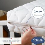 Organic Cotton Baby Mattress - 60x120x10 cm - 100% Cotton - Removable cover - No chemical treatment - Image 4