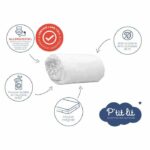 Set of 2 Allergostop Baby Mattress Protectors - 60x120 cm - Against Bed Bugs and Dust Mites - Complete Waterproof Cover - Image 2