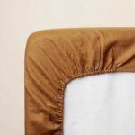 Fitted sheet - P'TIT DODO - 60 x 120 cm - Jersey - Caramel - Image 2