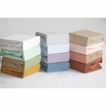 Fitted sheet - P'TIT DODO - 60 x 120 cm - Jersey - Caramel - Image 4