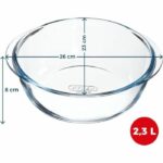Air fryer dish - PYREX - 1450144 - Round - Borosilicate glass - 26 cm - Image 4
