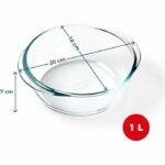 Air fryer dish - PYREX - 1450140 - Round - Borosilicate glass - 20 cm - Image 2