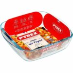 Air fryer dish - PYREX - 1450142 - Square - Borosilicate glass - 25 x 22 cm - Image 4