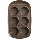 Muffin pan - PYREX - 1452001 - Round - Carbon steel - Non-stick - 6 cavities - Image 3