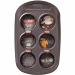 Muffin pan - PYREX - 1452001 - Round - Carbon steel - Non-stick - 6 cavities - Image 4
