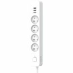 Power strip - QUARX - 4 sockets - With 3 USB ports, 1.5m cable - Image 3