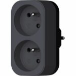 Biplite - QUARX - 2P 16A - Black and anthracite grey, NF compliant - Image 3
