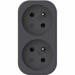 Biplite - QUARX - 2P 16A - Black and anthracite grey, NF compliant - Image 5