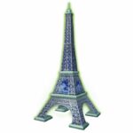 Ravensburger-Puzzle 3D Eiffel Tower phosphorescent 50 years-From 10 years-216p numbered to assemble without glue-Accessories included-11591 - Image 2