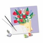 CreArt 20x20 cm Bouquet of Tulips, Creative Leisure, Adult, Paint by Numbers, 25518, Ravensburger – Bild 2