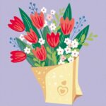 CreArt 20x20 cm Bouquet of Tulips, Creative Leisure, Adult, Paint by Numbers, 25518, Ravensburger – Bild 3