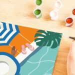 CreArt 24x30 cm Pool Time, Adult, Paint by Numbers, 25523, Ravensburger - Image 6