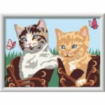 CreArt Kids 18x24cm, Paint by Numbers, Kittens and Shoes, Paint by Numbers Kit, Ages 7+, 25528, Ravensburger – Bild 3