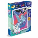 CreArt Kids 18x24cm Sparkling Pegasus, Paint by Numbers Kit, Art Numbers, Ages 7+, 25830, Ravensburger - Image 4