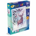 CreArt Kids 18x24cm Romantic Deer, Paint by Numbers Kit, Art Number, Ages 9+, 25831, Ravensburger - Image 5
