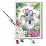 CreArt Kids 18x24cm Koala Mom and Baby, Paint by Numbers Kit, Art Numbers, Ages 9+, 25833, Ravensburger - Image 2