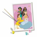 CreArt Kids 18x24cm Disney Princess, Paint by Numbers Kit, Ages 7+, 25843, Ravensburger – Bild 2