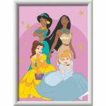 CreArt Kids 18x24cm Disney Princess, Paint by Numbers Kit, Ages 7+, 25843, Ravensburger – Bild 3