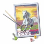 CreArt Kids 18x24cm Horse in the Meadow, Paint by Numbers Kit, Art Number, Ages 7+, 25845, Ravensburger – Bild 2