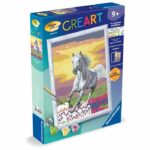 CreArt Kids 18x24cm Horse in the Meadow, Paint by Numbers Kit, Art Number, Ages 7+, 25845, Ravensburger – Bild 5