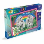 CreArt Kids 31x21cm Unicorn Land, Paint by Numbers Kit, Art Number, Ages 9+, 25849, Ravensburger – Bild 5