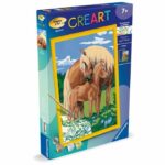 CreArt Kids 31x21cm Proud Horses, Paint by Numbers Kit, Art Number, Ages 7+, 25850, Ravensburger - Image 5