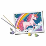 CreArt Kids 18x24cm Neon Unicorn, Paint by Numbers Kit, Ages 7+, 25904, Ravensburger - Image 2