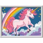 CreArt Kids 18x24cm Neon Unicorn, Paint by Numbers Kit, Ages 7+, 25904, Ravensburger - Image 3