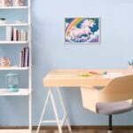 CreArt Kids 18x24cm Neon Unicorn, Paint by Numbers Kit, Ages 7+, 25904, Ravensburger - Image 4