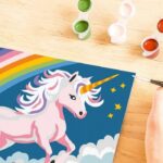 CreArt Kids 18x24cm Neon Unicorn, Paint by Numbers Kit, Ages 7+, 25904, Ravensburger - Image 6