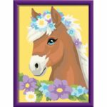 CreArt Kids 18x24cm Flowery Horse, Paint by Numbers Kit, Art Number, Ages 7+, 25906, Ravensburger - Image 3