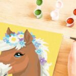 CreArt Kids 18x24cm Flowery Horse, Paint by Numbers Kit, Art Number, Ages 7+, 25906, Ravensburger - Image 6