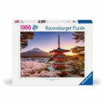 1000 Piece Jigsaw Puzzle Mount Fuji Cherry Blossoms, Adults and Kids, Ages 14 and Up, Premium Quality Jigsaw Puzzle, 12000582, Ravensb - Image 2