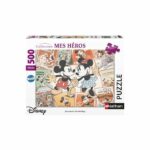 Nathan-Puzzle 500 pieces-Mickey/Disney Memories-Adults and children from 12 years old-Premium quality puzzle-12000969 - Image 2