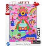 1000 Piece Hippie Style / Cha Cha Pop Puzzle, Ages 14, Premium Quality Puzzle, Artist Collection, 12001443, Nathan - Image 2
