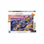 1500-piece puzzle Sunset on Santorini, Adults and children from 14 years old, Evasion Collection, 12001532, Nathan - Image 3