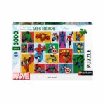 3000 Piece Retro Marvel Puzzle, Adults and Children from 14 Years Old, Premium Quality Puzzle, My Heroes Collection, 12001549, Nathan - Image 2