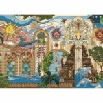 1500-piece puzzle The Garden of Dreams, from 14 years old, Premium quality puzzle, Artist Collection, 12001612, Nathan