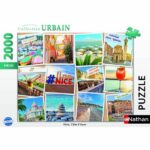 2000-piece puzzle, Nice, Côte d'Azur, Adults and children from 14 years old, Urban Collection, France, 12001613, Nathan - Image 2