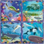 Children's Puzzle, UP! Puzzle, Sea Animals, Ages 5+, 12004004, Ravensburger