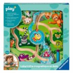 Ravensburger play+, Wooden Magnetic Maze - In the Jungle, 6-36 months, Early Years, Baby