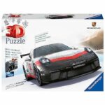 Ravensburger-Porsche 911 GT3 Cup 3D Puzzle-From 10 years old-108 numbered pieces to assemble without glue-Accessories included-11557