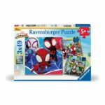 Ravensburger-SPIDERMAN-Puzzles 3×49 pieces – Spidey, the web shooter-4005556057306-From 5 years old