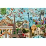 5000 piece puzzle - Postcard of Monuments - Adults and children aged 14 - Cities and monuments - 17118 - Ravensburger