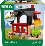 Animal barn - Accessory for wooden train circuit -7312350360127 - Brio World - Image 3