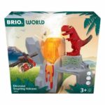 Brio Erupting Volcano Dinosaur - Wooden Train Set Accessory - Battery-Free/Magnet Play Action - Ages 3 and Up - – Bild 3