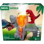 Brio Erupting Volcano Dinosaur - Wooden Train Set Accessory - Battery-Free/Magnet Play Action - Ages 3 and Up - – Bild 4